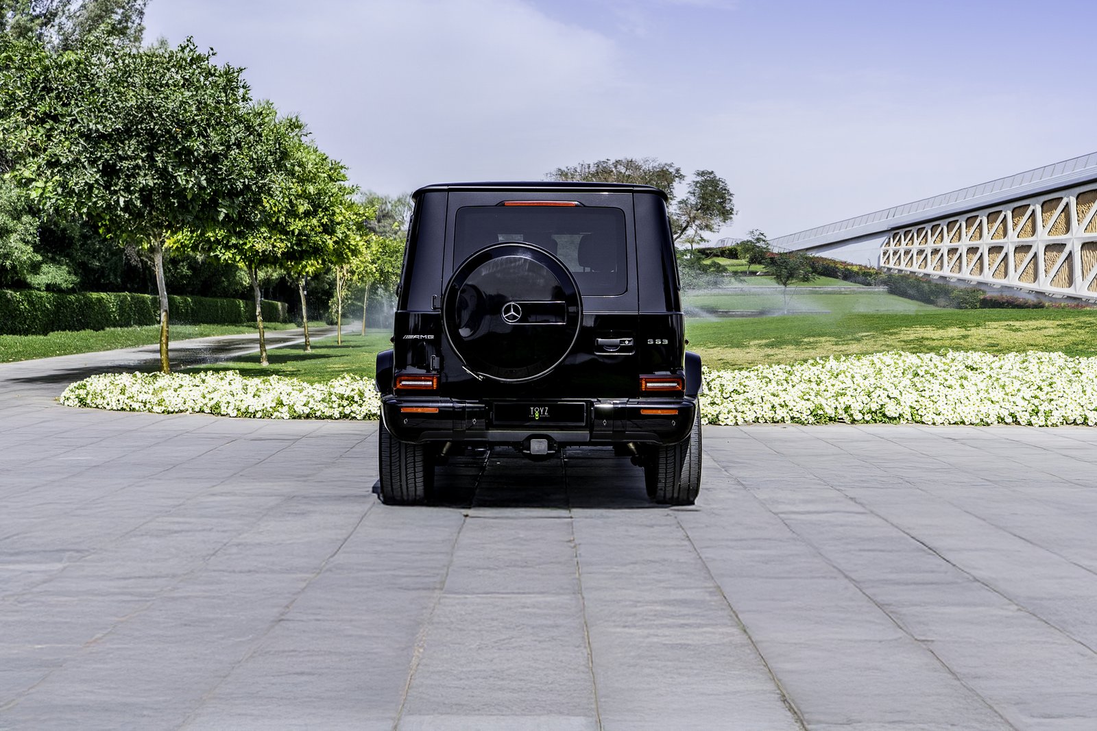 Mercedes G63 AMG rear stance and luggage access